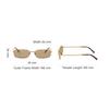 Prada Rectangular Sunglasses Women sunglasses Gold SPRA60E5AKC059FE70G