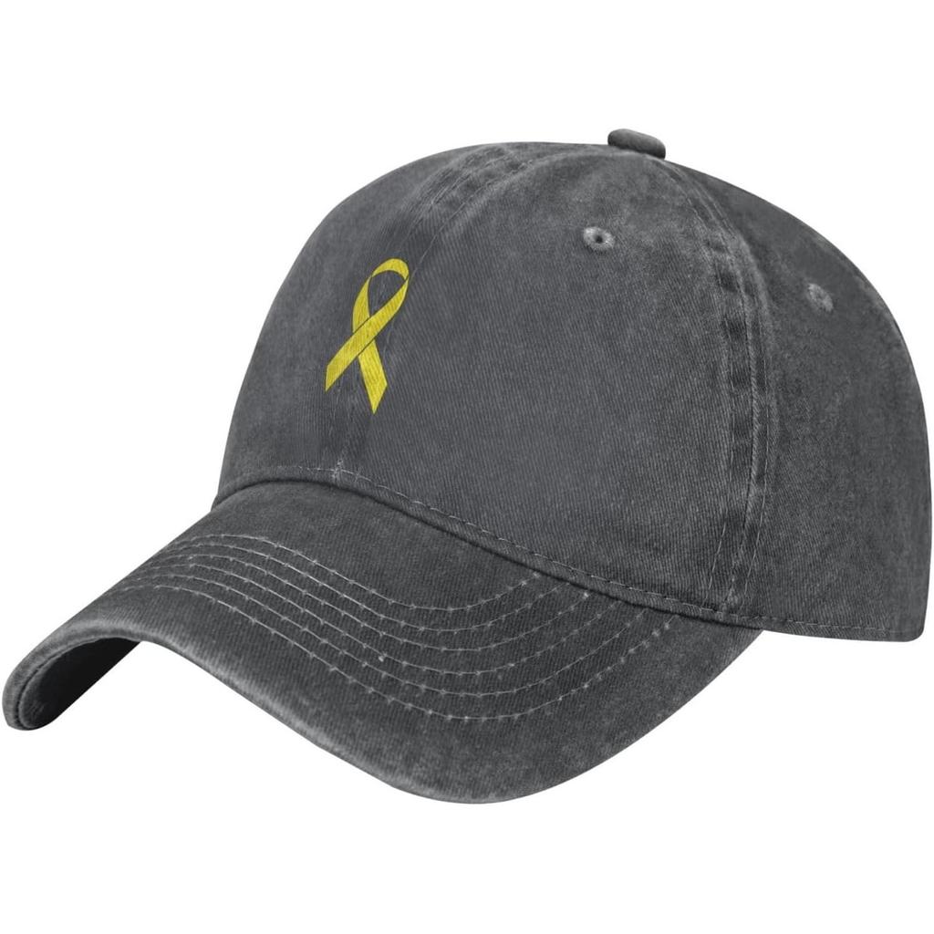 Sarcoma Awareness Ribbon Baseball Cap Washed Cotton Adjustable Golf Hat Casual for Unisex Women