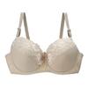 Women's Plus Size Push Up Bra Sexy Floral Lace Full Coverage Underwired Bra Padded Supportive Everyday Bra for Heavy Breast