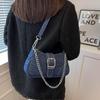 2023 Retro Fashion Women's Denim Chain Crossbody Shoulder Bag – Textured Versatile Underarm Style