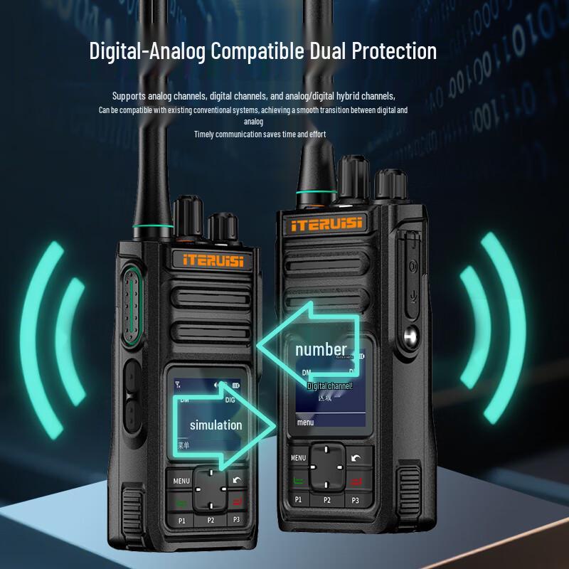 iteruisi F600EX IP68 Digital Dual-Mode Two-Way Radio (CN version)