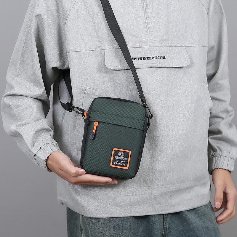 Мужская водонепроницаемая повседневная сумка через плечо, многофункциональная сумка для отдыха на открытом воздухе, сумка для телефона