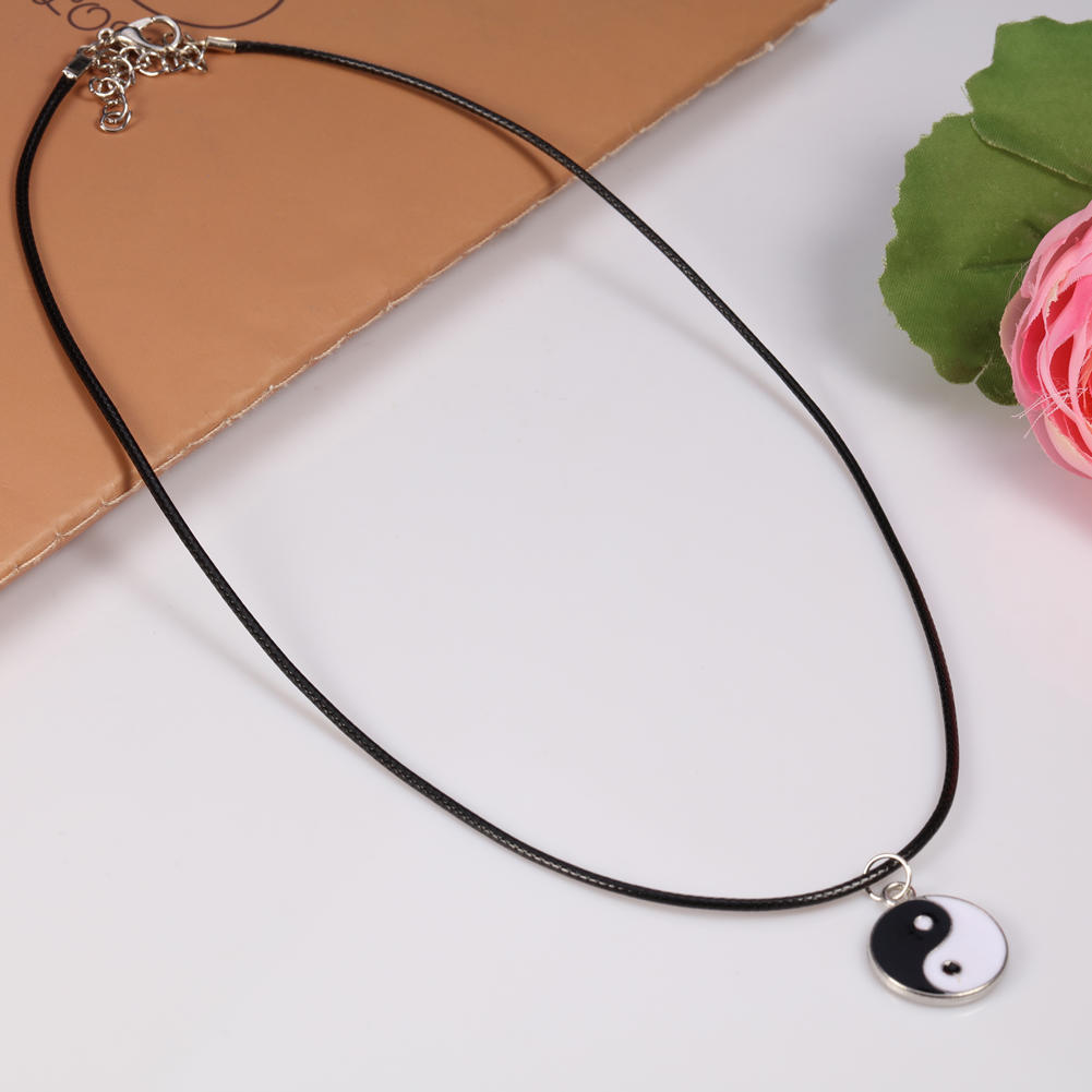 Модное очарование, ожерелье для влюбленных, ожерелье с подвеской Инь-Ян, для пары, для сестры, для дружбы, подарок AVE