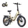 Engwe L20 3.0 Boost 20'' Fat Tire Ebike 250W 75Nm Boost Power Full Suspension Compact E-bike with 48 V 13.5 Ah Battery