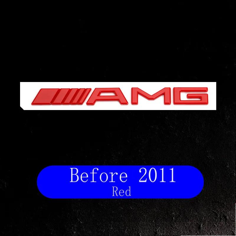 2025 Hot AMG Logo Car Tail Trunk Auto Emblem Sticker Accessories For Mercedes Benz Brabus Smart Maybach W204 GLC CLA W205 W203 W