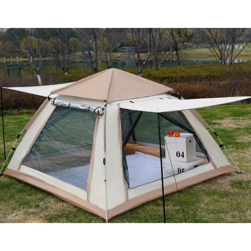 Outdoor Automatic Camping Easy-to-Put-up Tent Portable Camping Tent with Sand Stand Moisture-Proof Rain-Proof Tent for 2-4-6 People