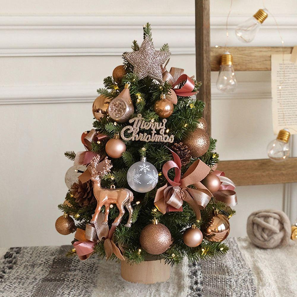 45см Набор для сборки рождественской елки своими руками Искусственная сосна Настольная рождественская елка Настольное украшение