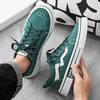 Hot Sale Green Men's Canvas Shoes Lightweight Casual Shoes Men Canvas Sneakers Trendy Breathable Vulcanized Shoes Man Espadrille