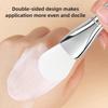 Новая силиконовая кисть для маски для лица с мягкой головкой и встроенным скребком, двухсторонний инструмент для нанесения масок-плёнок, инструмент для регулировки DIY-плёнки, красота