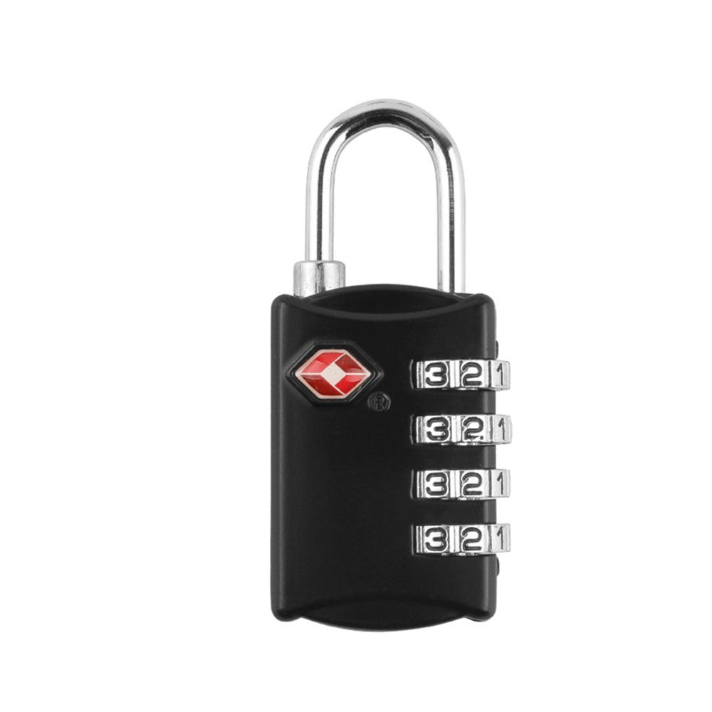Protection Security 4 Digit Combination Lock TSA Customs Lock Anti-theft Safely Code Lock