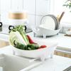 Plastic Dish Drying Rack Drainage Cutlery Storage Container Practical Tableware Holder  Camping