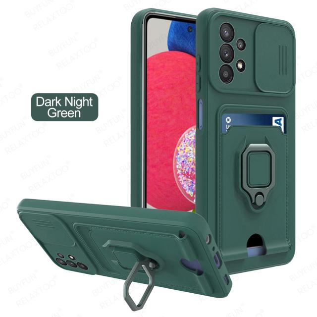 Защитный чехол для камеры Samsung Galaxy A52S 5G, чехол с гнездом для карты памяти Samsung A52 SA 52S, чехол-подставка с магнитным кольцом SM-A528B SM-A528B/DS