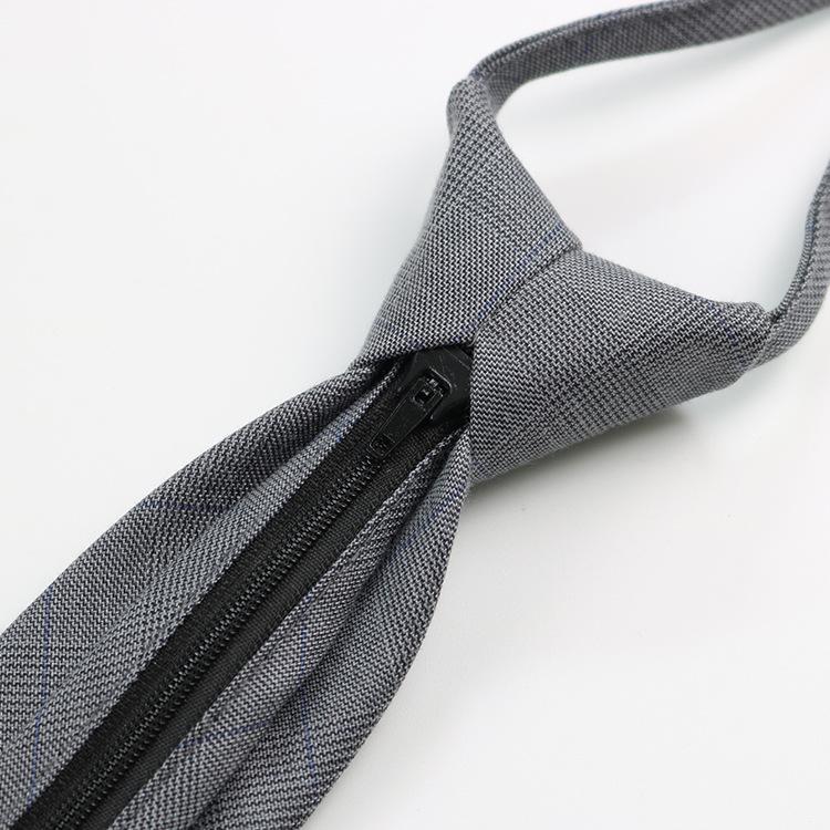 Галстук из хлопка мужской британский ретро клетчатый костюм джентльмена свадебный без узла на молнии узкий галстук