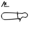 MEREDITH 50pcs Stainless Steel Fishing Connector Fast Clip Lock Snap Swivel Solid Rings Safety Snaps Fishing Hook Tool Snap