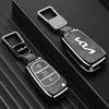 Zinc Alloy Leather Car Remote Key Case for Kia Sportage For Kia Sportage 3 Ceed Rio Soul Optima K5 K2 Cerato For Kia Picanto BU9