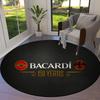 Bacardi 150 Years Round Area Rug,Carpet Rug for Living Room Bedroom Sofa Playroom Decor,Non-slip Floor Mat30