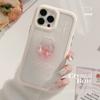 Подходит для iPhone 15 Чехол для мобильного телефона с разводами и бантом Apple 14 ProMax Sweet 16 Акриловый 12 Трехмерный 13