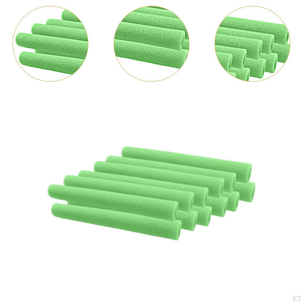 12 шт. батутных шестов, пенопластовые рукава, защитные чехлы, удобные, 15,75 дюйма, прочные, легкие