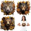 Animal Set Thermo Transfer Leaves Flowers Parches Ropa Heat Transfer Clothes Stickers Down Coat Bags Diy Patch For Clothes