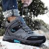 Men Winter Boots Plush Warm Hiking Shoes Man Outdoor Trainers Male Work Shoes Size 39-47