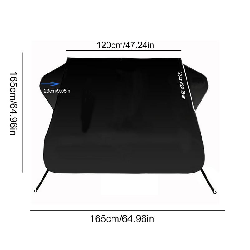 Для большинства автомобилей Чехол на лобовое стекло от льда и снега Складной солнцезащитный козырек для лобового стекла автомобиля 600D Оксфорд Автомобильный солнцезащитный козырек на лобовое стекло