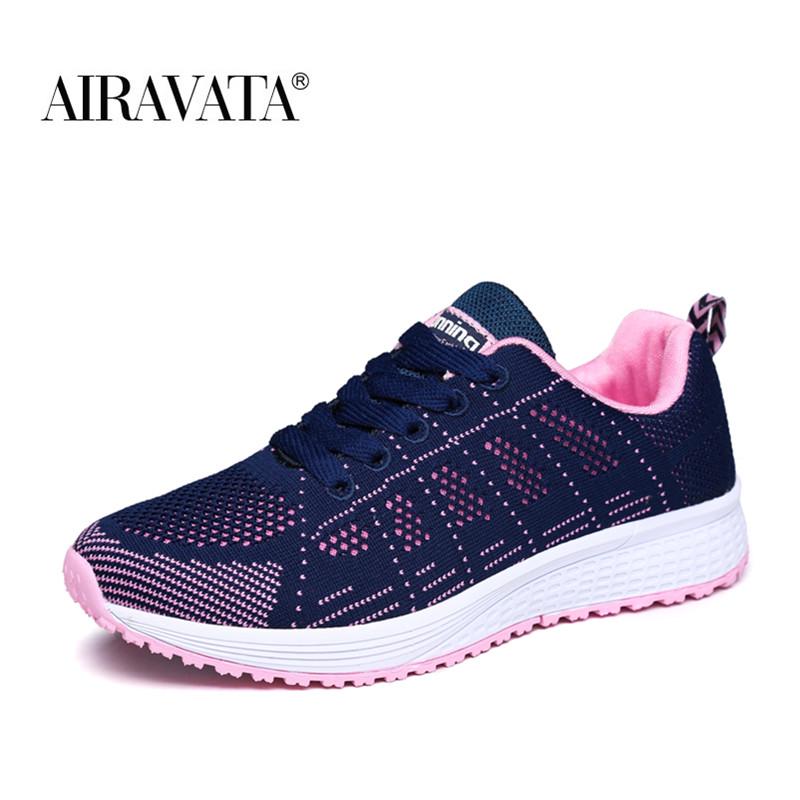 Легкие сетчатые дышащие кроссовки на шнуровке и плоской резиновой подошве для занятий спортом