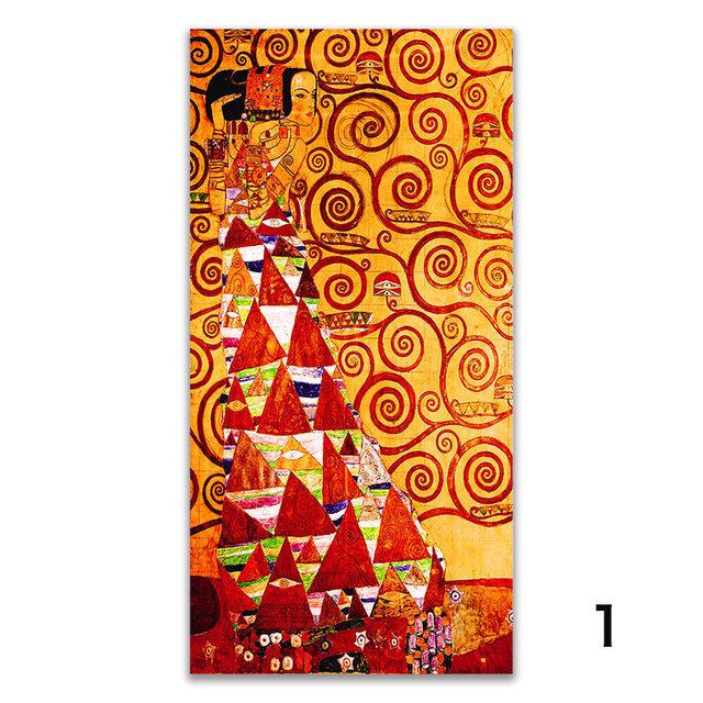 Знаменитая картина Густава Климта «Поцелуй жизни», Золотое дерево, постеры, печать на холсте, настенная художественная картина для гостиной, прихожей, домашний декор