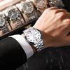 POEDAGAR Top Luxury Men Watch Waterproof Luminous Date Week Quartz Men's Watches Stainless Steel Fashion Casual Male Clock Reloj