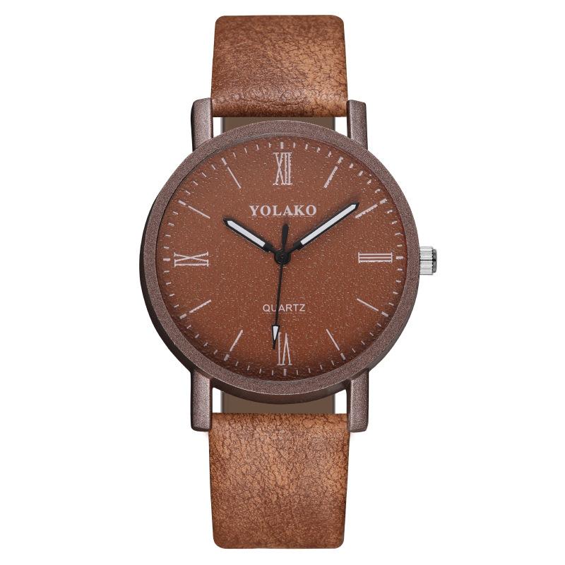 Модные женские часы с римским узором, женские часы с ремешком, кварцевые часы, студенческие часы, обработка, настройка