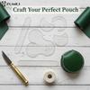 Акриловый шаблон для кожгалантереи DIY, для шитья кошелька для монет, прочный инструмент-трафарет для ручной работы по изготовлению кошельков