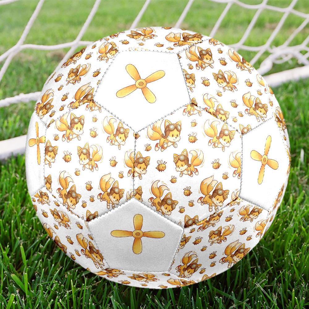 1pc Sonic the Hedgehog Football Soccer Ball Size 5 Indoor Soccer Ball Fashion Colorful Backyard Game -Great For Sports Fans Gift HE47