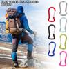 5Pcs Fish Shape Spring Clasps Aluminum Alloy Spring Snap Hook Clip KeyRings Metal Carabiner Keychains Buckles Hardware