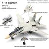 1/72 1/100 Су-57 F-22 F-14 Масштабная пластиковая сборная модель самолета Для размещения дома, коллекционирования и декора Креативный подарок