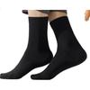 MiiOW 10 Pairs of Men's Socks, Summer Pure Cotton 100% Odor-Resistant Sweat-Absorbing Business Mid-Calf Socks Men's Long Socks Gift Box Set