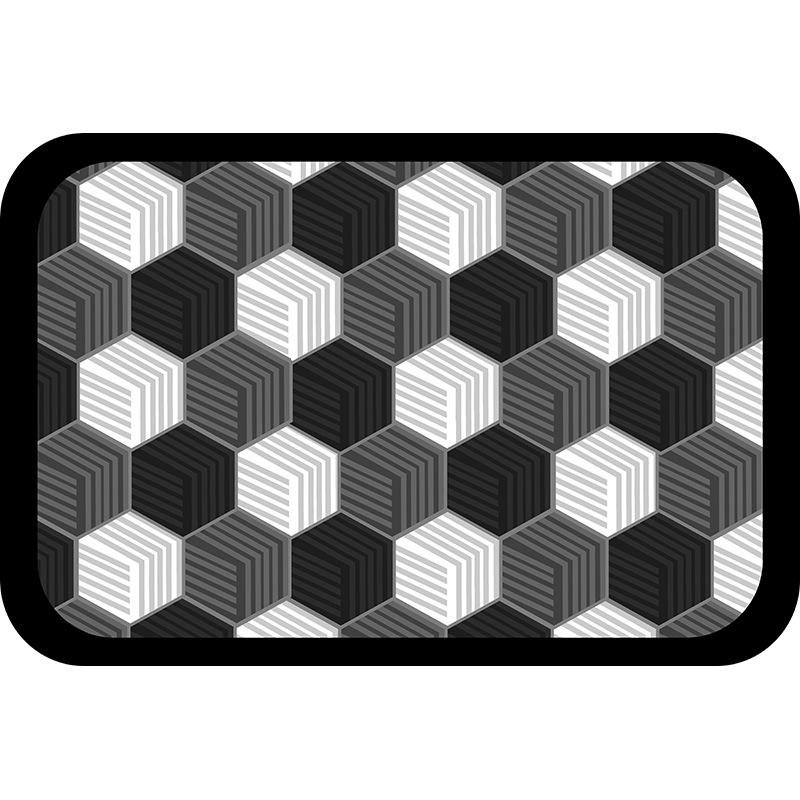 Минималистичный Впитывающий Коврик для Ванной Комнаты из Диатомита - Легко Чистится, Устойчивый к Грязи Туалетный Коврик