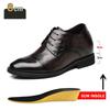 Fashion Man Elevator Shoes Business Dress Leather Shoes 3/6/8cm Men Formal Shoes High Quality Men Oxfords Versatile Wedding Shoes