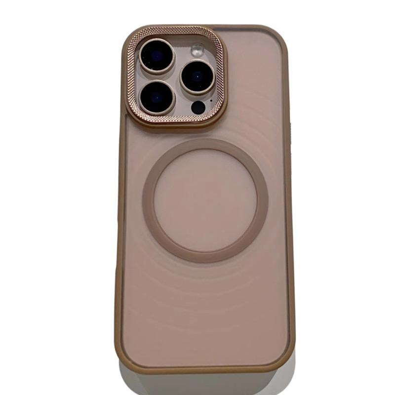 Frosted Magnetic Suction Suitable for Apple 16proMax Mobile Phone Case IPhone 15 Skin Translucent 14plus Protective Case