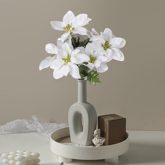 Имитация цветка, реалистичная, без полива, красивая, добавляет прикосновения, искусственный рождественский домашний декор