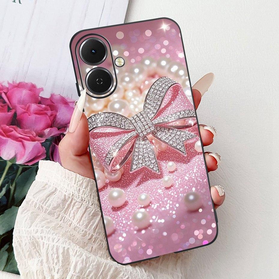 Cute Painting Phone Case For Tecno Spark Go 2 2025 Soft Silicone TPU Back Cover For Tecno Spark Go2 KM4 Cases Bumpers