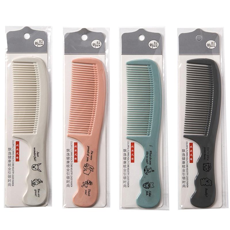 Удобные и густые зубцы, расческа для волос «конский хвост», вьющиеся волосы, парикмахерская расческа, утолщенная расческа, салон