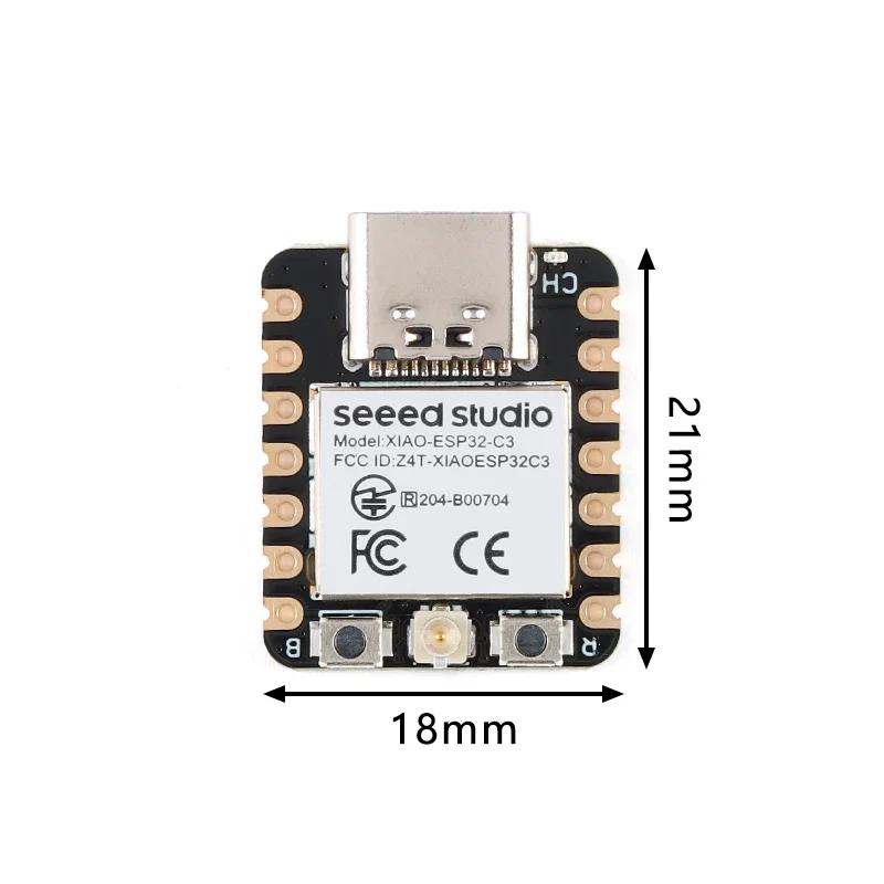 Seeeduino Seeed Studio XIAO ESP32-C3 WiFi Bluetooth-совместимый Mesh 5.0 Модуль платы разработки 4 МБ флэш-памяти 400 КБ ОЗУ Для Arduino