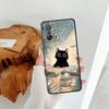 Чехол для Xiaomi Mi 13 Lite 14 11 12X 12T Pro 11T 12 10T Funda Чехол для телефона Мультяшный кот