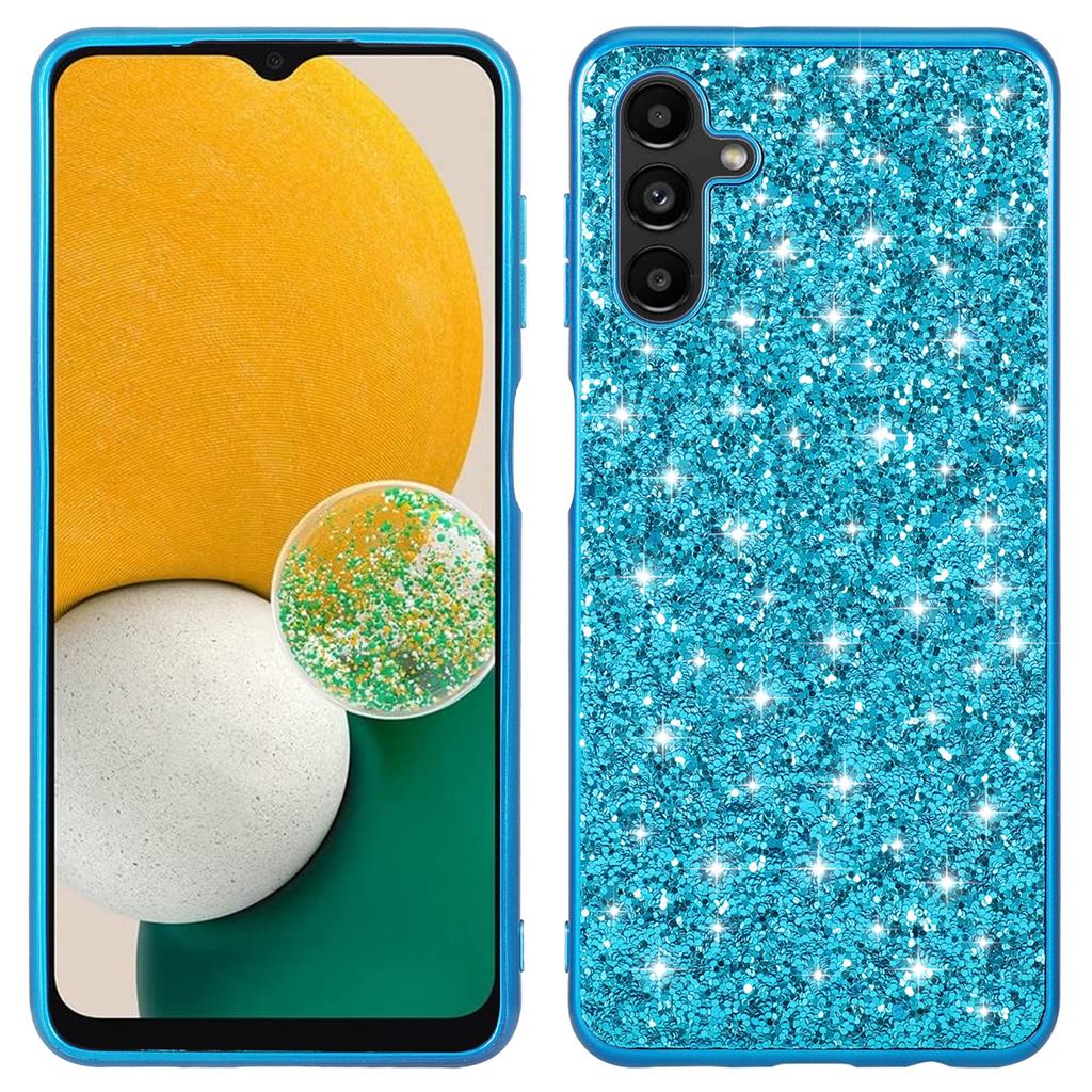 For Samsung Galaxy A16 5G/4G Case TPU+PC Sparkling Glitter Phone Back Cover