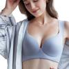 Сексуальный бюстгальтер большого размера без следов, нижнее белье для женщин, ультратонкий, глянцевый, без стальных колец, собранный на полную чашку, большой антипровисающий бюстгальтер