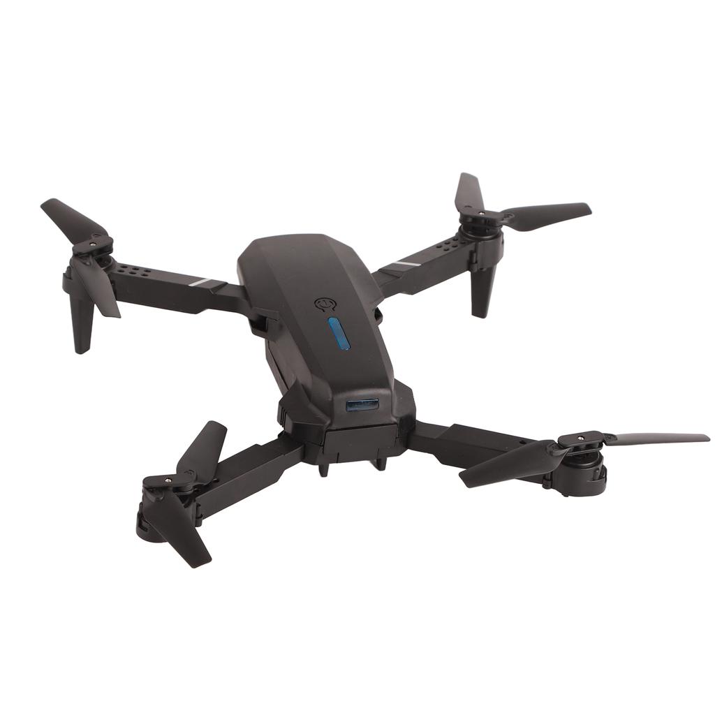 Black Folding Drone with Spare Wind Blade USB Cable Remote Control 4K Camera HD 4 Shaft Foldable