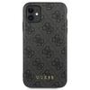 Guess Guhcn61G4Gfgr Iphone 11 / Xr 6,1Szary/Grey Hard Case 4G Metal Gold Logo