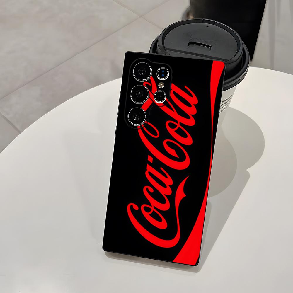 Горячий чехол для телефона C-Coca Cola для Samsung A25 A13 A33 5G A54 A36 A35 A56 A52 A14 Ударопрочный мягкий чехол