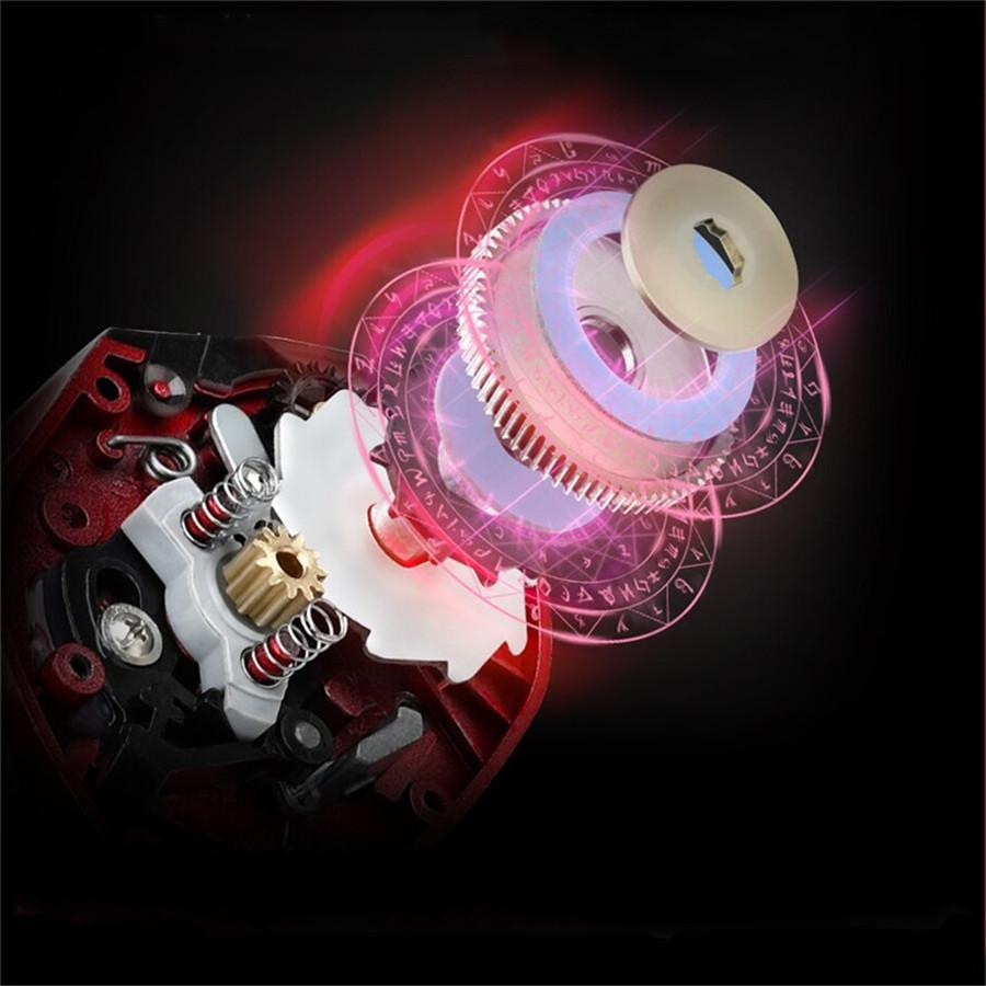 FTK Рыболовная катушка с шарикоподшипником из нержавеющей стали 19+1BB и магнитной тормозной системой для ловли в соленой и пресной воде, 8.1:1