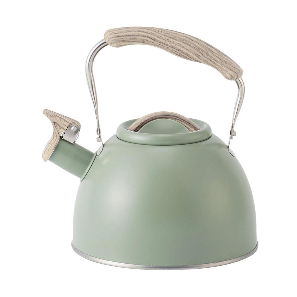 Чайник со свистком 3 л Чайник большой емкости с деревянной ручкой Посуда Чайник для кухни Походы Путешествия Кипячение воды