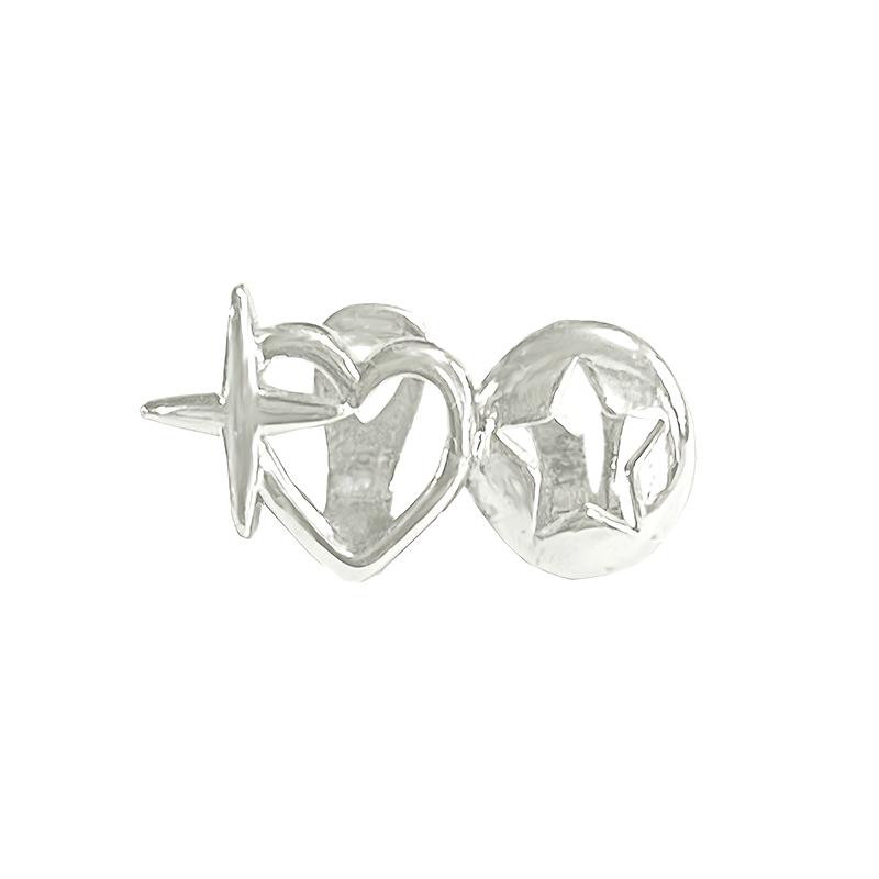 Панк Хип-Хоп Полые Сердце Звезда Зубные Капы для Женщин Мужчин Винтажные Зубные Гриллзы Ювелирные Аксессуары